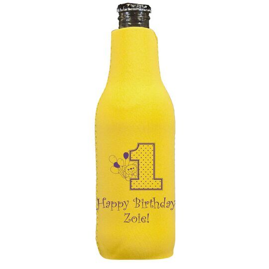 First Birthday Bottle Huggers